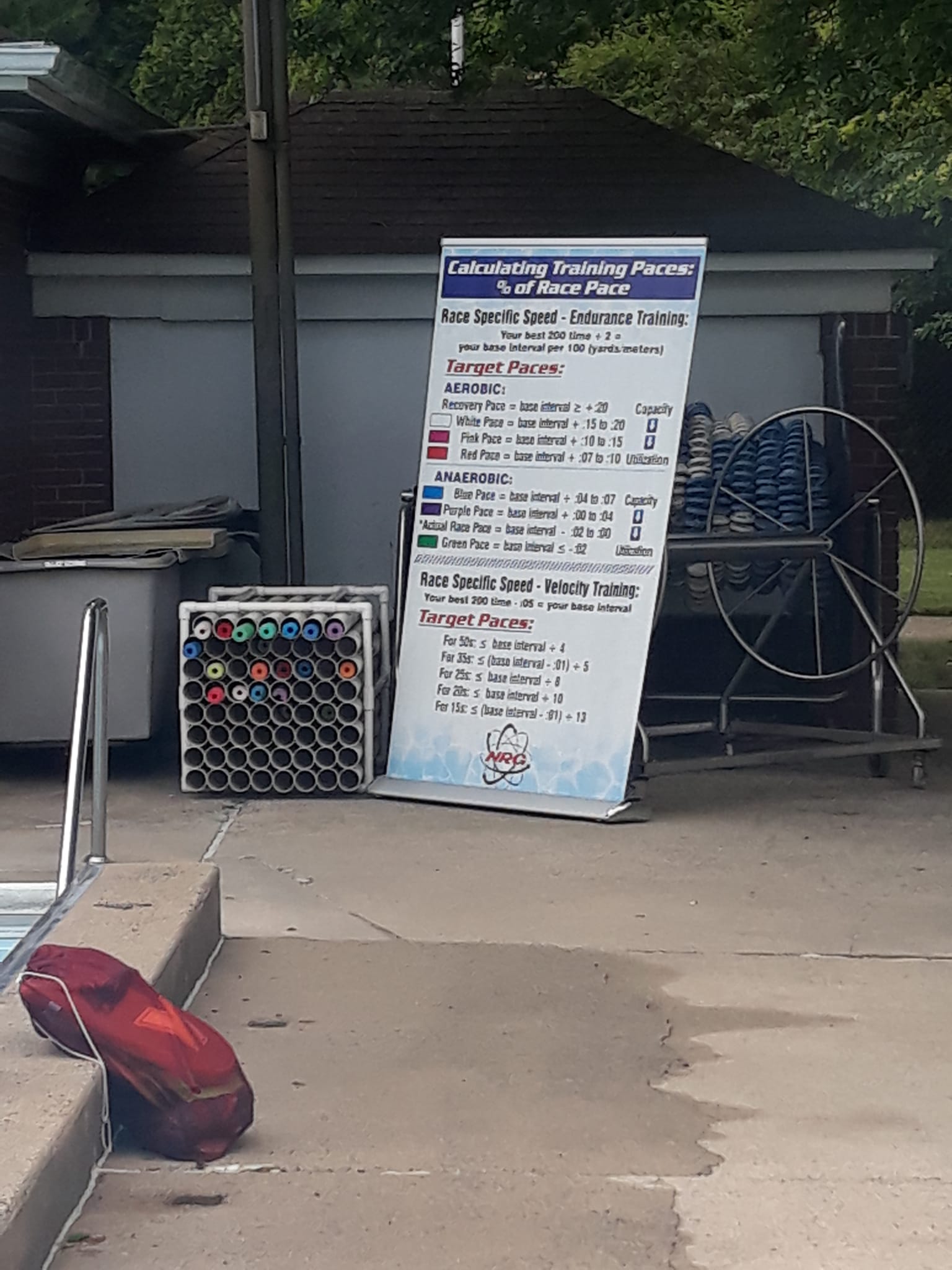 race pace poster on deck